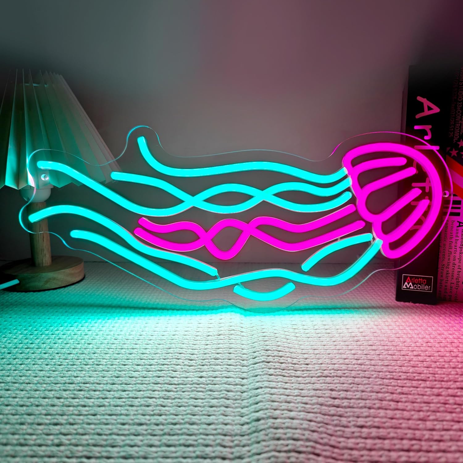Jellyfish Neon Sign USB Dimmab - Outdoor Lighting Jellyfish 评论和价格