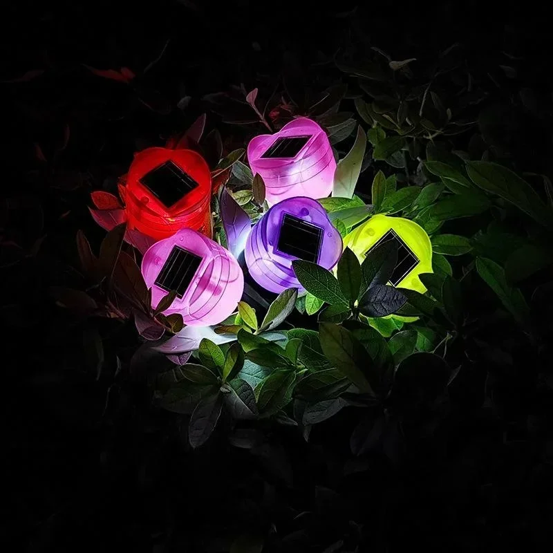 1Pcs Garden Tulip Flower Shape - Outdoor Lighting Youtube 评论和价格