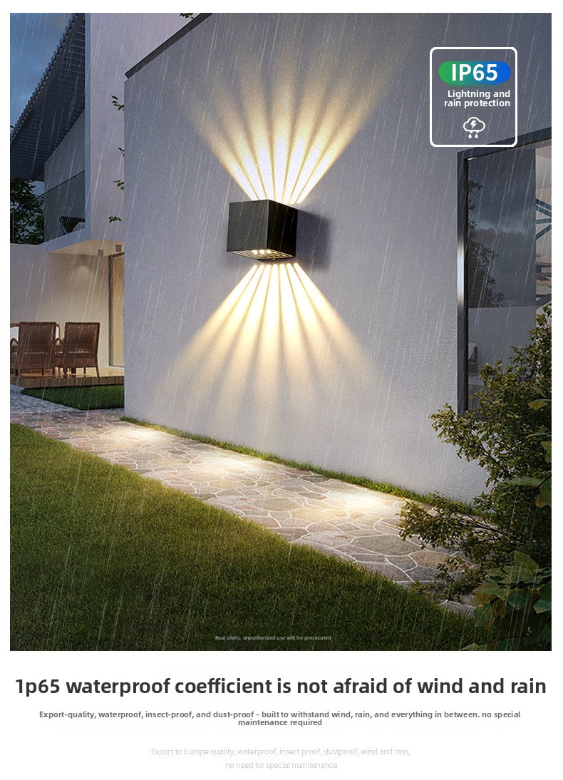 Led Outdoor Waterproof Double  - Outdoor Lighting Up And Down 评论和价格