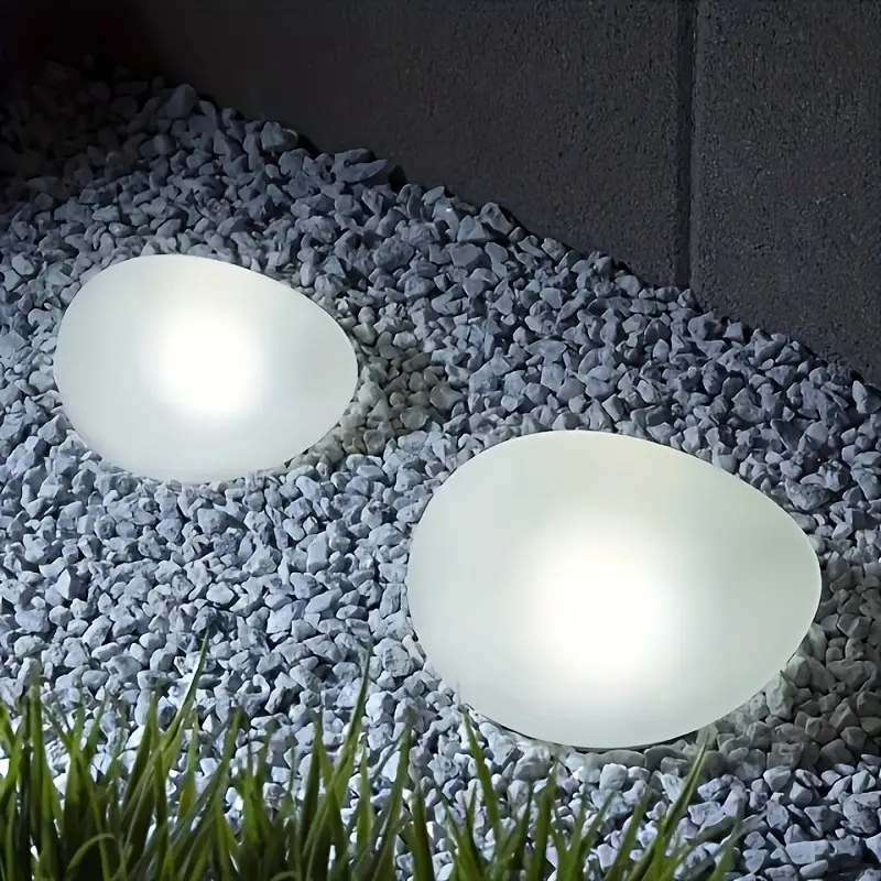 1/2Pack Solar Pebble Lights –  - Outdoor Lighting Experts 评论和价格