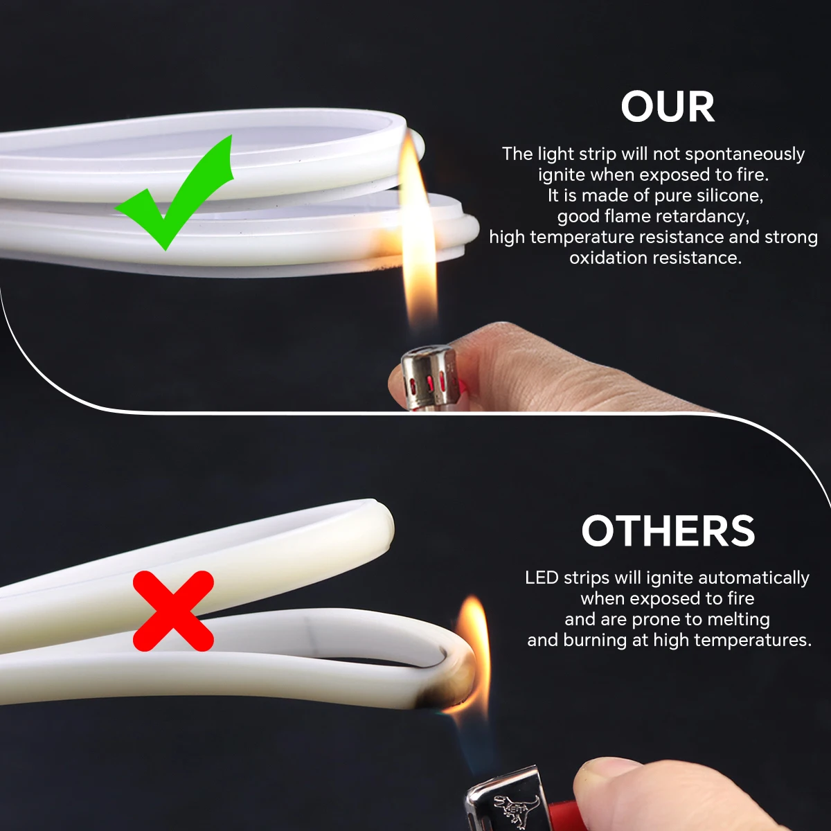 220V Real Silicone Tube Light  - Outdoor Lighting Youtube 评论和价格