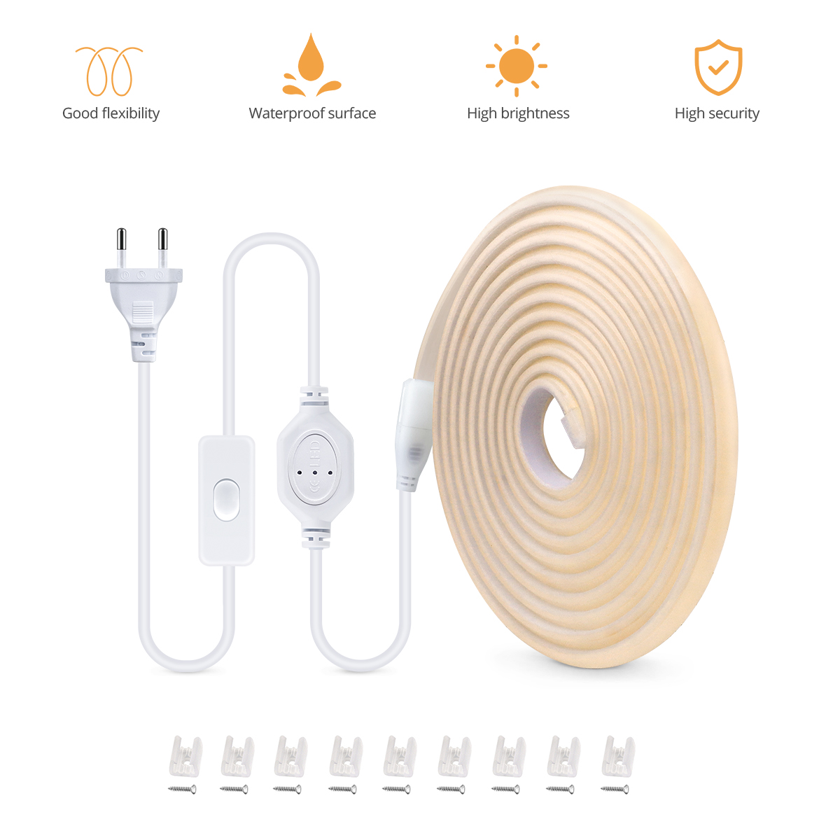 110V 220V COB LED Strip Outdoo - Outdoor Lighting Youtube 评论和价格
