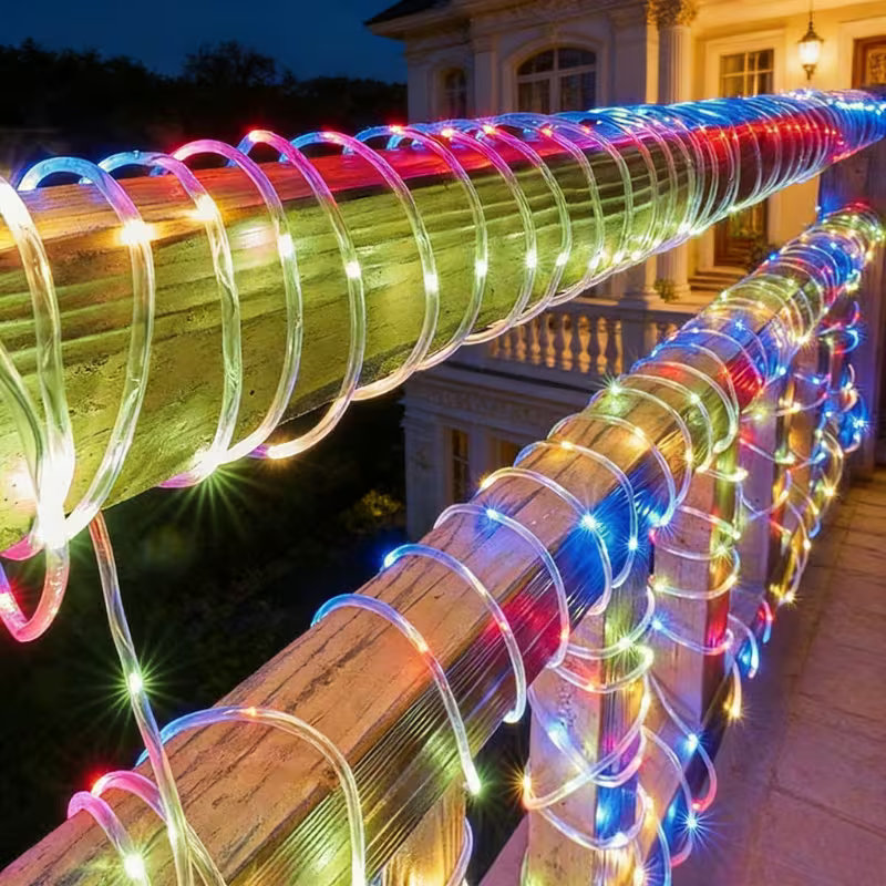 Solar Rope Lights 50/100 LED W - Outdoor Lighting Youtube 评论和价格