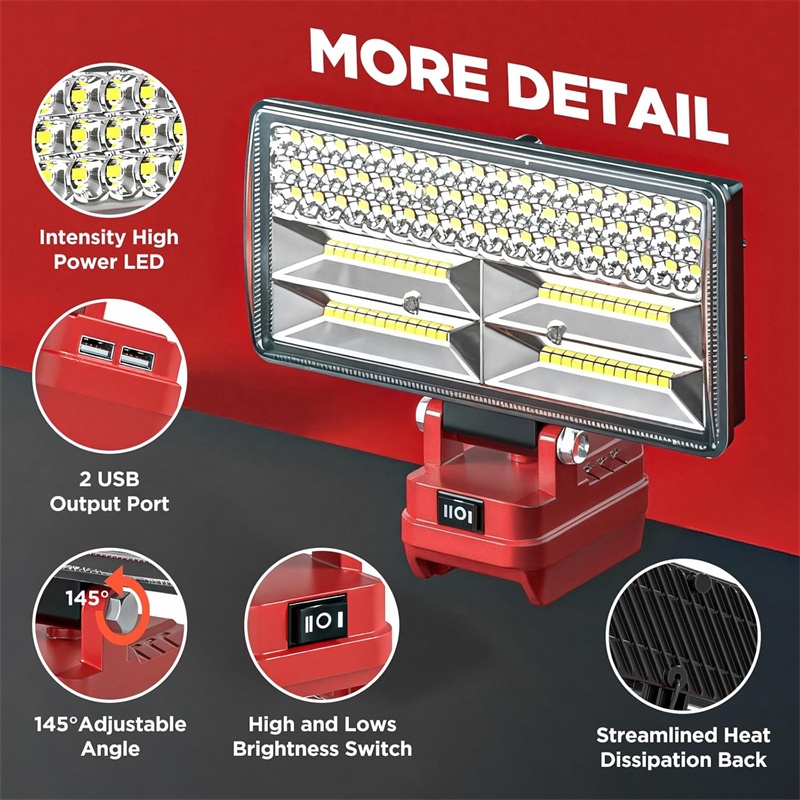 Handheld LED Work Light for Mi - Outdoor Lighting Milwaukee 评论和价格