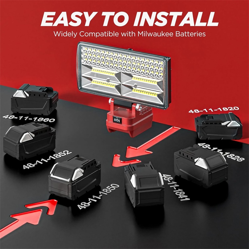 Handheld LED Work Light for Mi - Outdoor Lighting Milwaukee 评论和价格