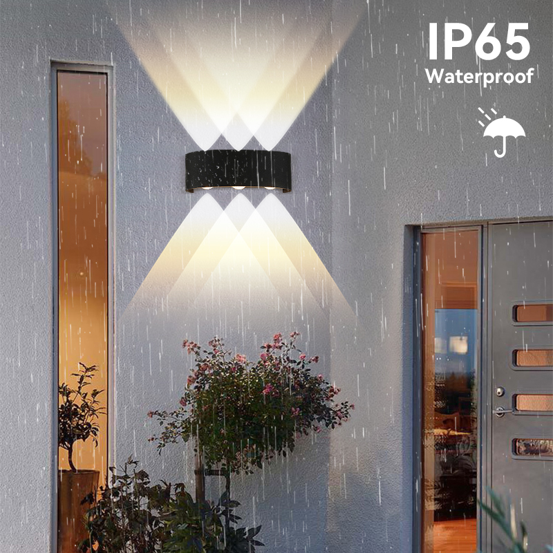 Modern Wall Lamp Cube Led Wall - Outdoor Lighting Up And Down 评论和价格