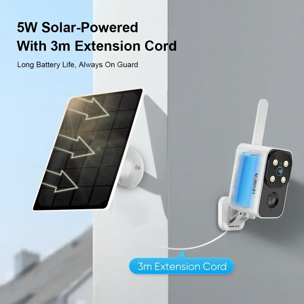 LS VISION Outdoor Solar Camera - Outdoor Lighting Wireless 评论和价格