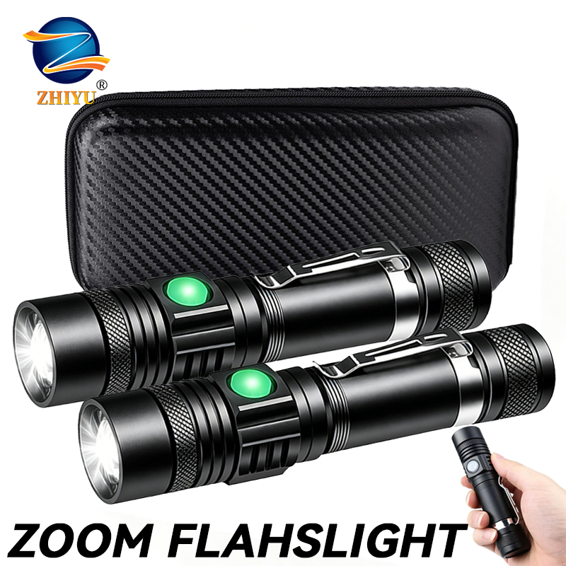 T6 LED Rechargeable Flashlight - Outdoor Lighting Fixtures 评论和价格