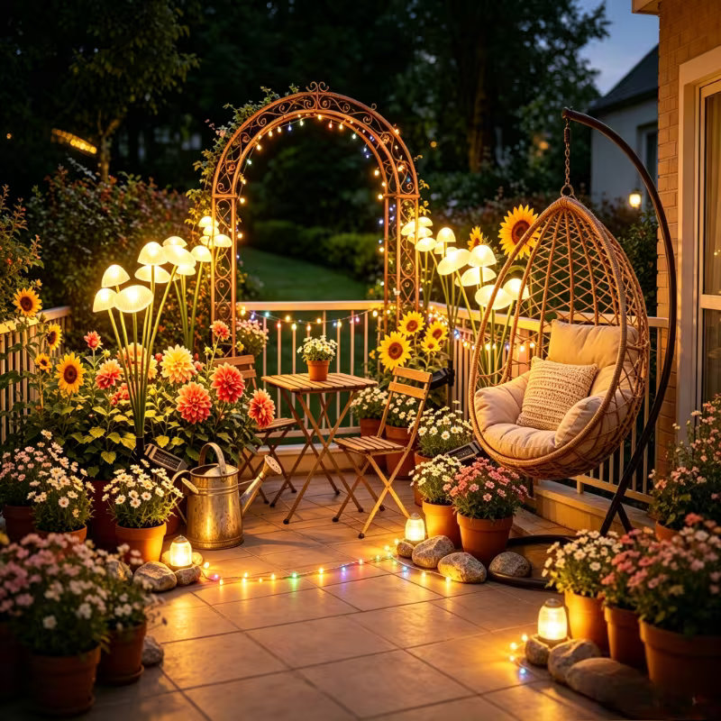 Outdoor LED Solar Mushroom Lig - Outdoor Lighting Jellyfish 评论和价格