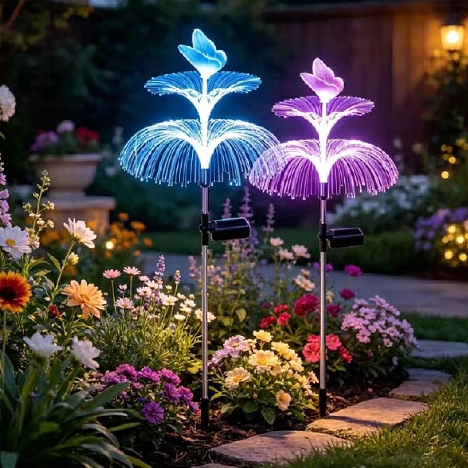 2pcs Solar Powered Jellyfish G - Outdoor Lighting Jellyfish 评论和价格