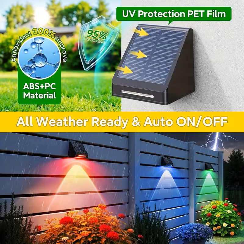 Solar Fence Lights Outdoor: So - Outdoor Lighting Zigbee 评论和价格