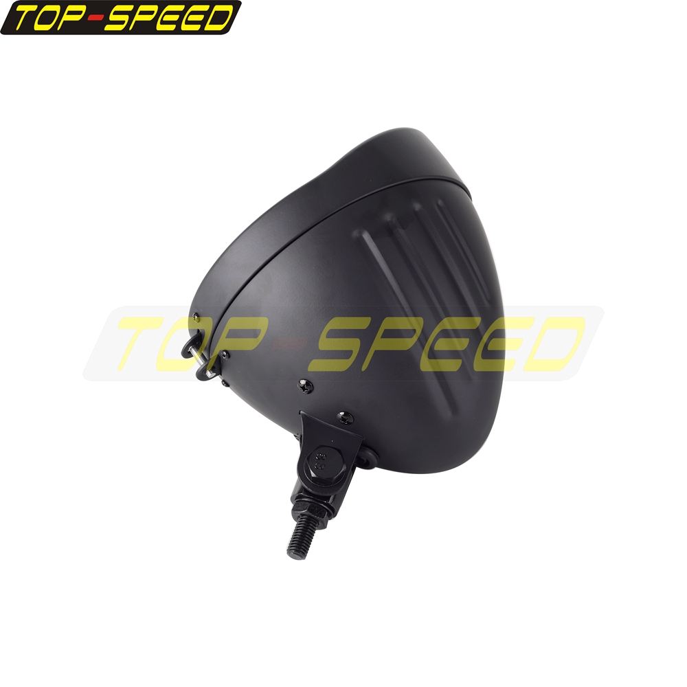 Black/Chrome Motorcycle Headla - Outdoor Lighting Unit 评论和价格