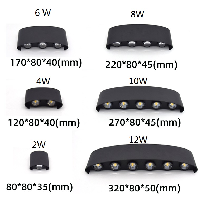 Modern Led Wall Lamp Outdoor S - Outdoor Lighting Up And Down 评论和价格