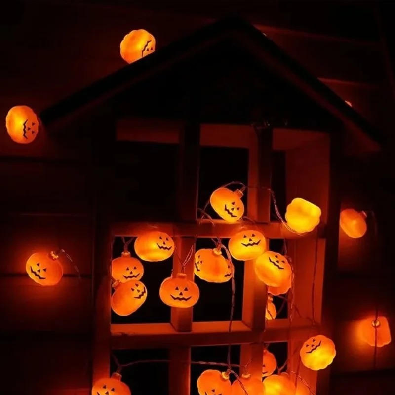 Pumpkin Halloween String Light - Outdoor Lighting Lanterns 评论和价格