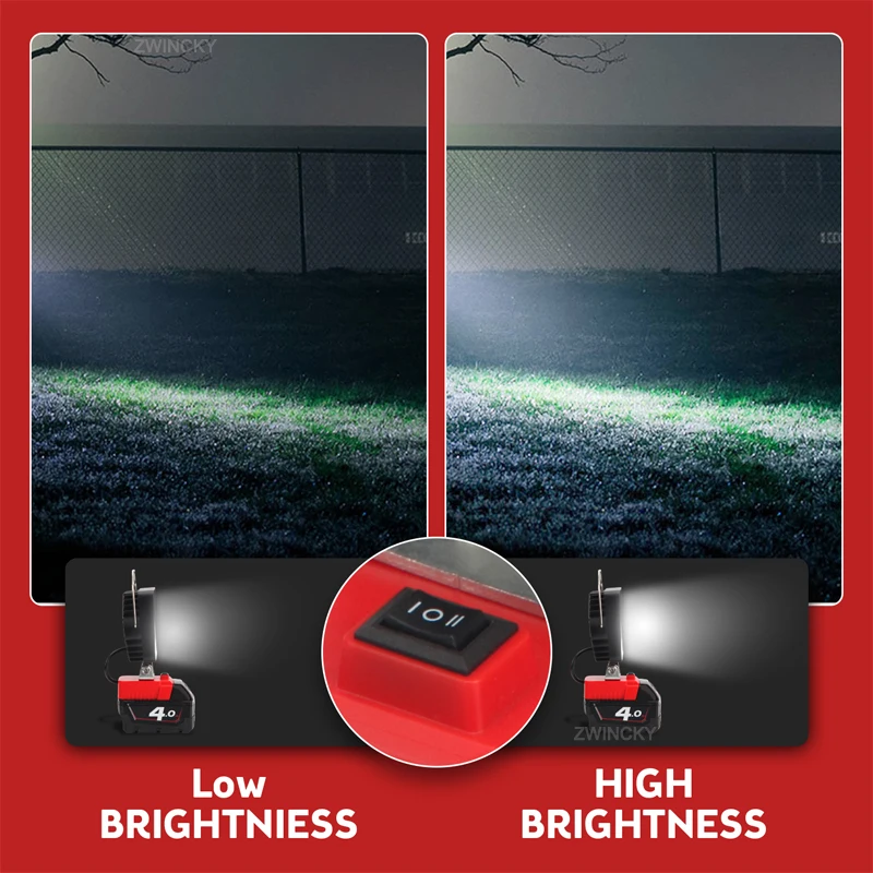 38W LED Light Portable Spotlig - Outdoor Lighting Milwaukee 评论和价格