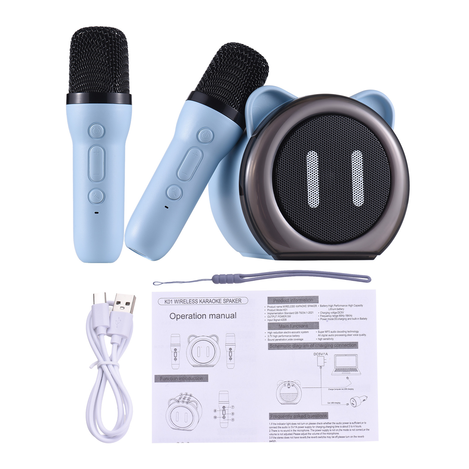 Karaoke Machine with 2 Wireles - Outdoor Lighting Wireless 评论和价格