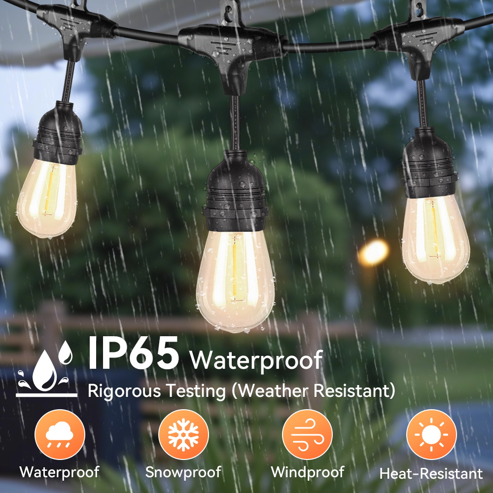 E27 Outdoor String Lights LED  - Outdoor Lighting Uk 评论和价格