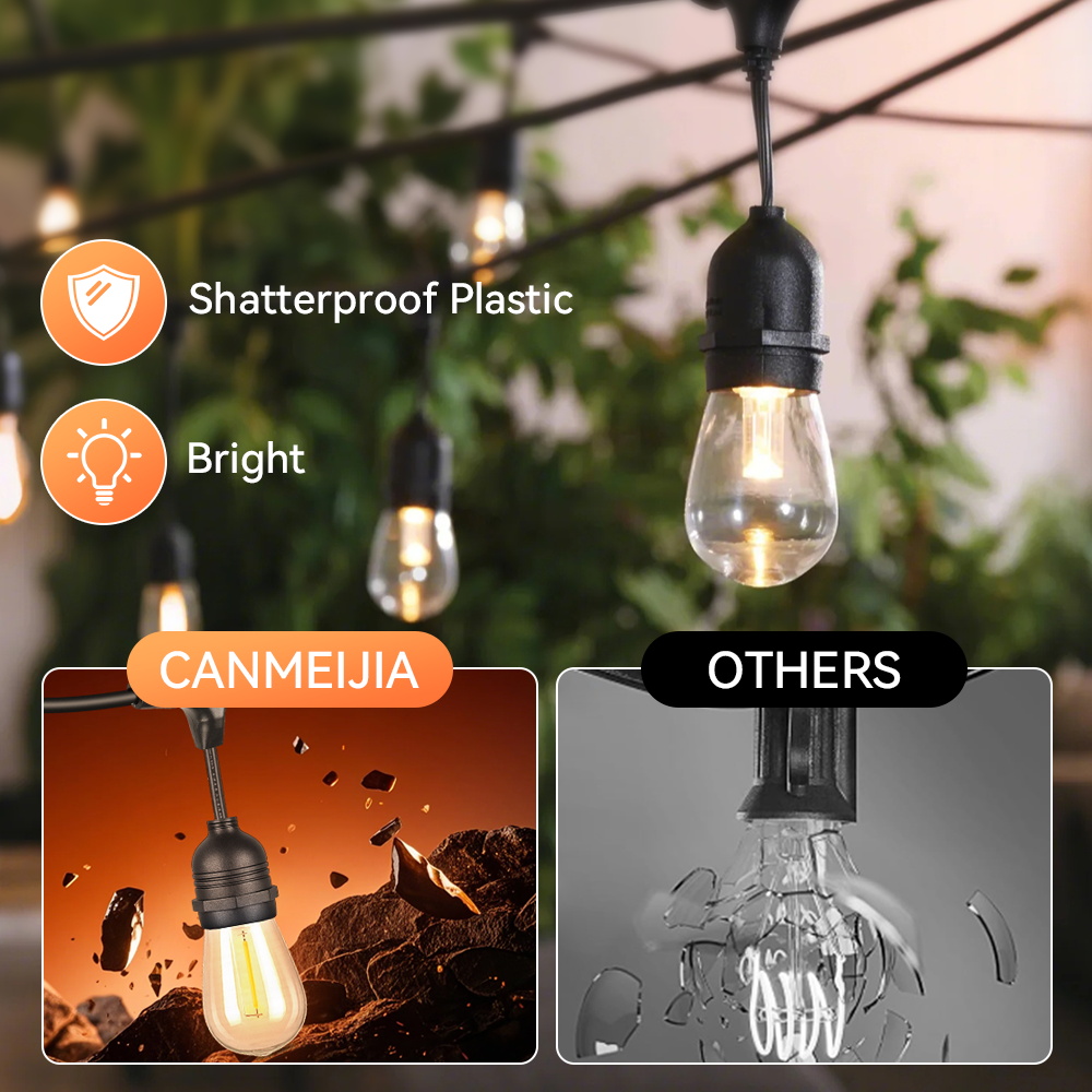 E27 Outdoor String Lights LED  - Outdoor Lighting Uk 评论和价格