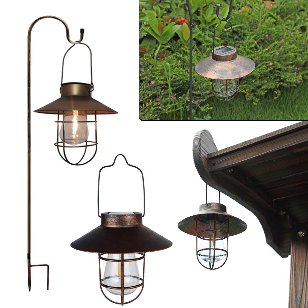 Solar Retro Camping Lantern Wa - Outdoor Lighting Up And Down 评论和价格