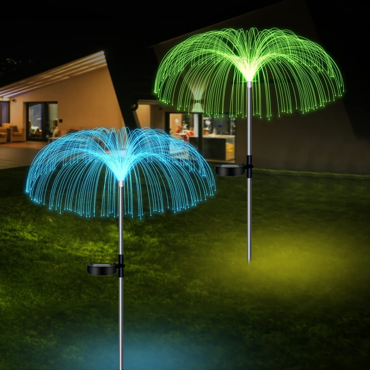 LED Solar Jellyfish Garden Lig - Outdoor Lighting Jellyfish 评论和价格