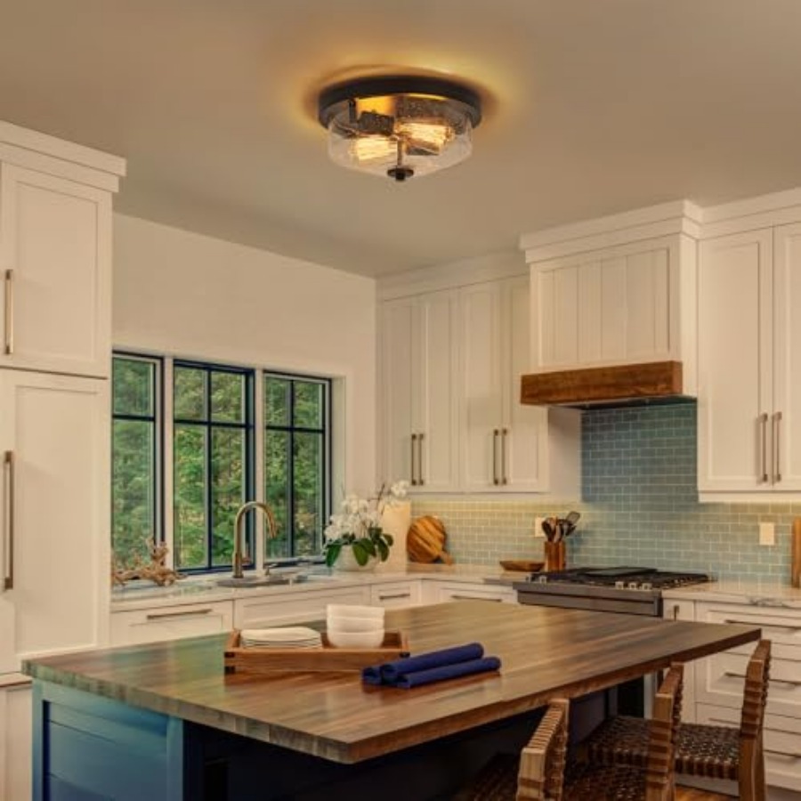 Flush Mount Ceiling Light Farm - Outdoor Lighting Fixtures 评论和价格