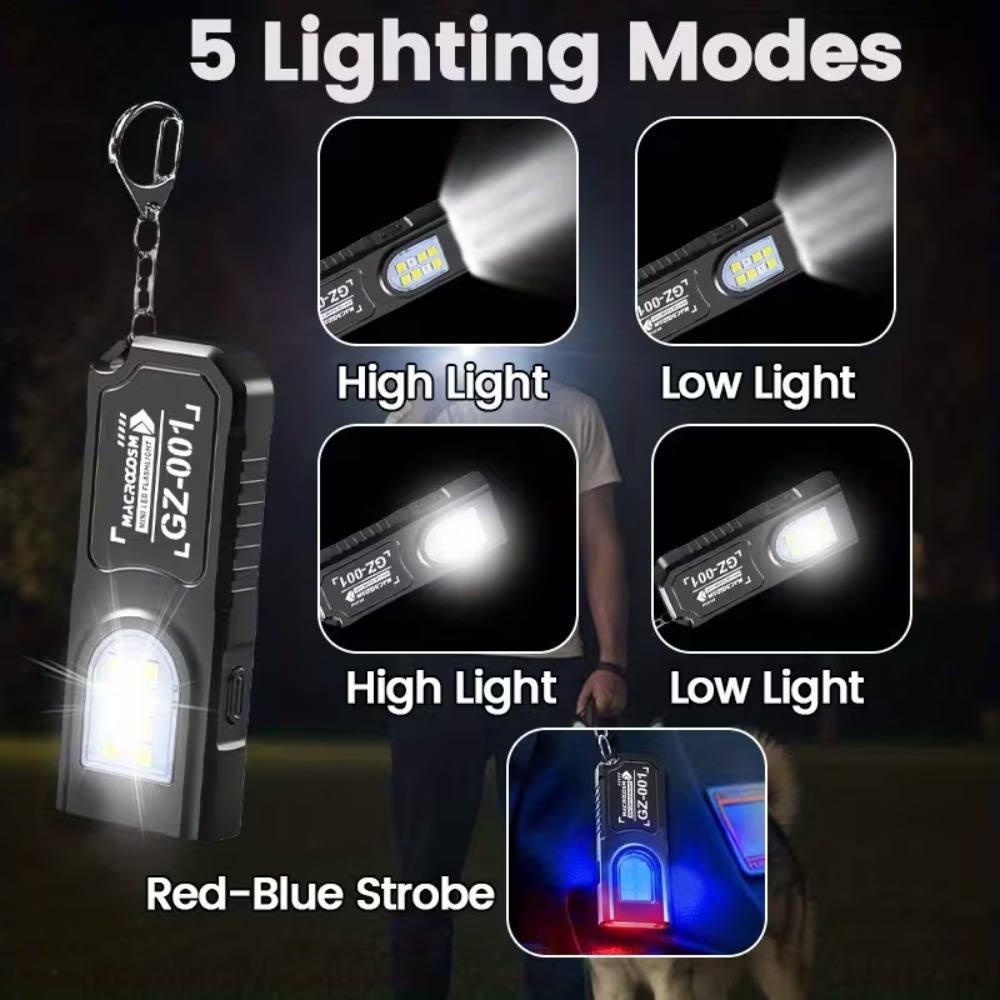 Mini COB LED Keychain Flashlig - Outdoor Lighting Fixtures 评论和价格