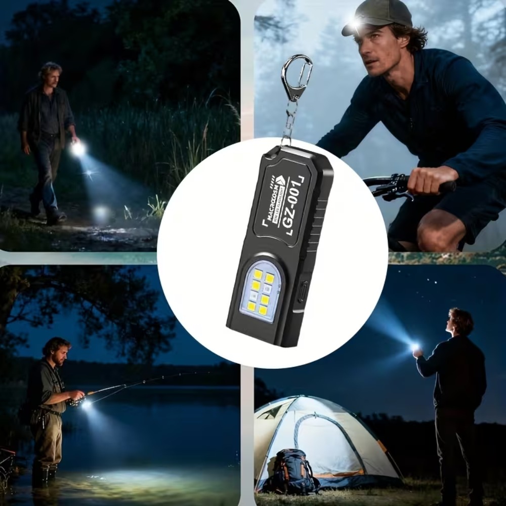 Mini COB LED Keychain Flashlig - Outdoor Lighting Fixtures 评论和价格